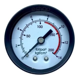 Manômetro 1/8 Horizontal 200PSI