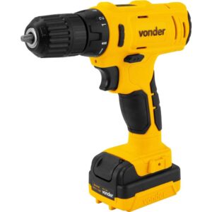 Parafusadeira/furadeira a bateria, 12 V, fonte de carregamento bivolt automática, PFV 120 VONDER