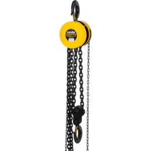 Talha manual, 5 toneladas (5 tf), elevação 3 metros, VONDER