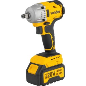 Chave de impacto, bateria 20 V, encaixe de 1/2", fonte bivolt automática, CIV 200B, VONDER