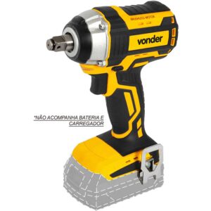 Chave de impacto, bateria intercambiável 18 V, encaixe de 1/2", sem bateria e sem carregador, ICIV 1807 VONDER