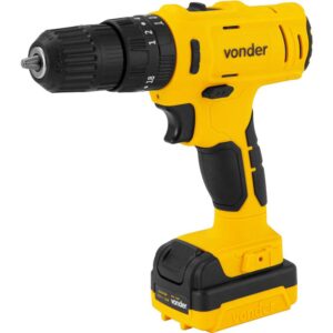 Parafusadeira/furadeira de impacto a bateria, 12 V, fonte de carregamento bivolt automática, PFV 120I VONDER